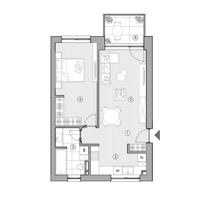 plan 2-camere-3